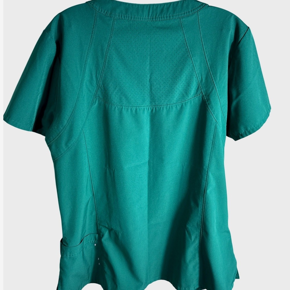 Greys Anatomy by Barco Womens Scrub Mixed Set Green Top Pants LP 5105 - Picture 8 of 10